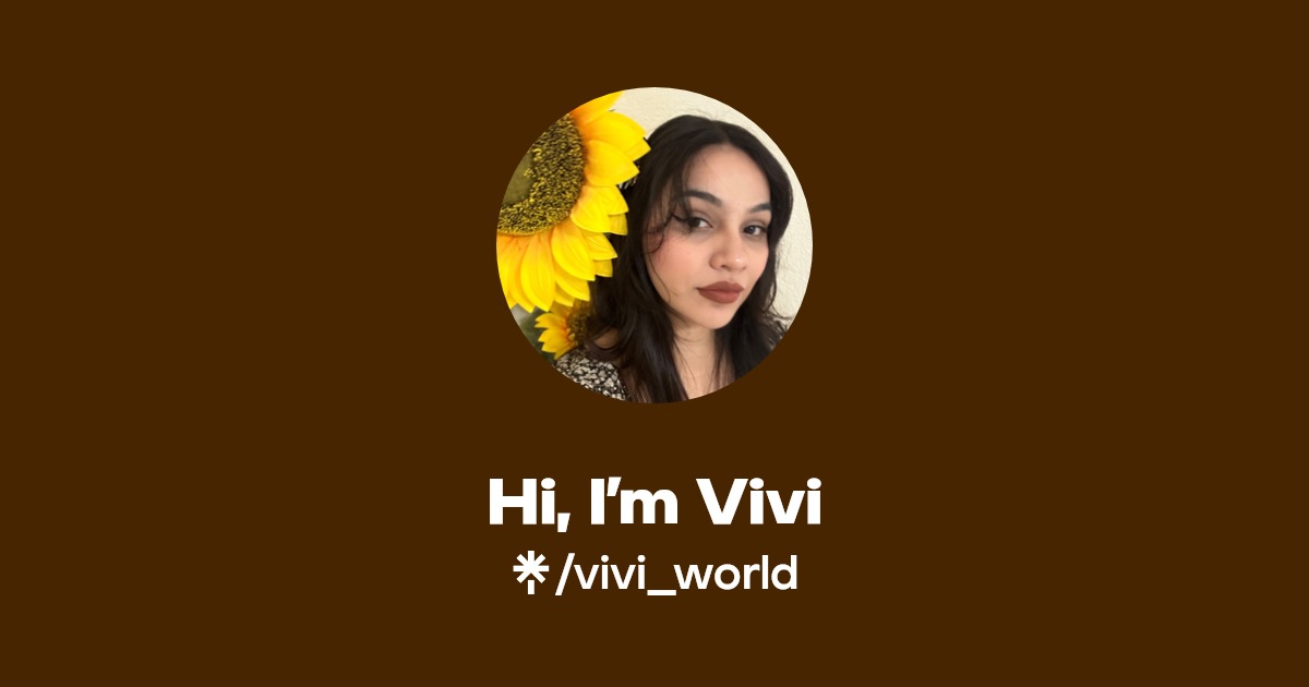 Hi, I’m Vivi - Find Hi, I’m Vivi Onlyfans - Linktree
