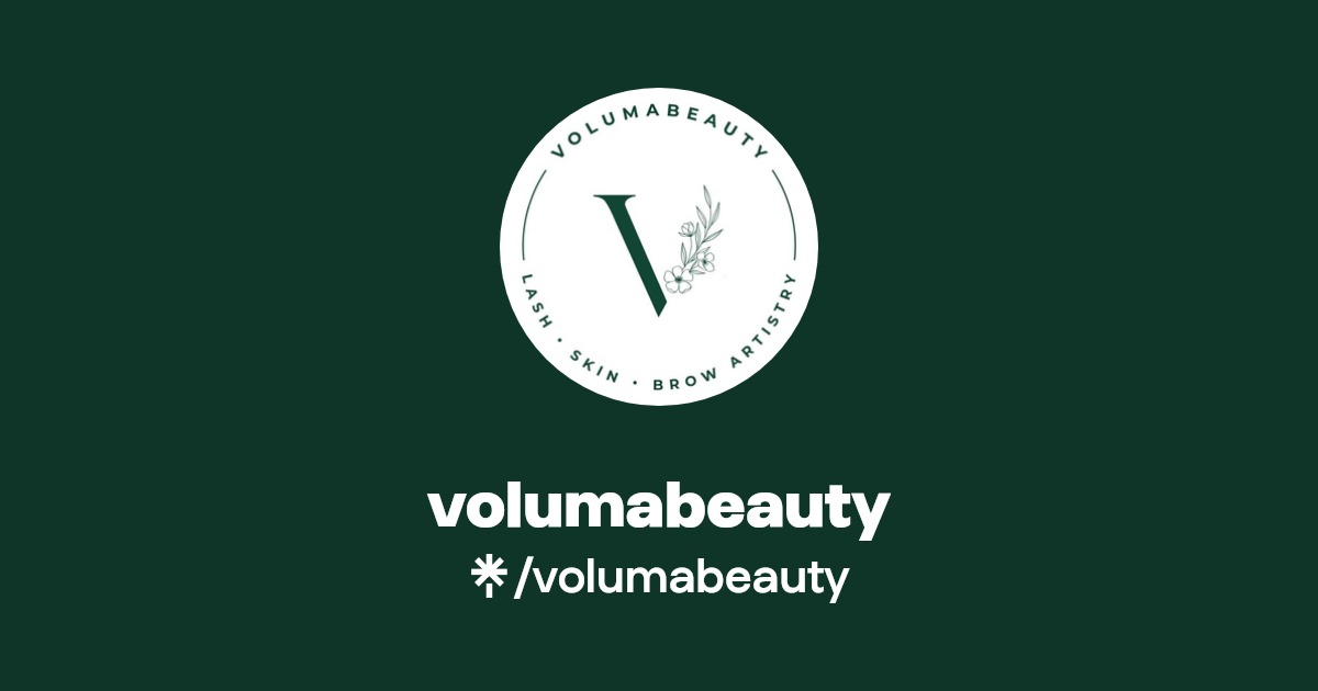 volumabeauty Instagram, Facebook Linktree
