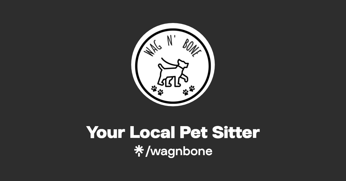 Your Local Pet Sitter Instagram, Facebook Linktree