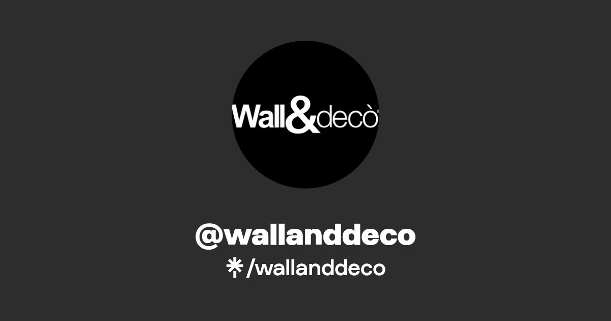 Wall&decò Tailormade contemporary wallcoverings Linktree