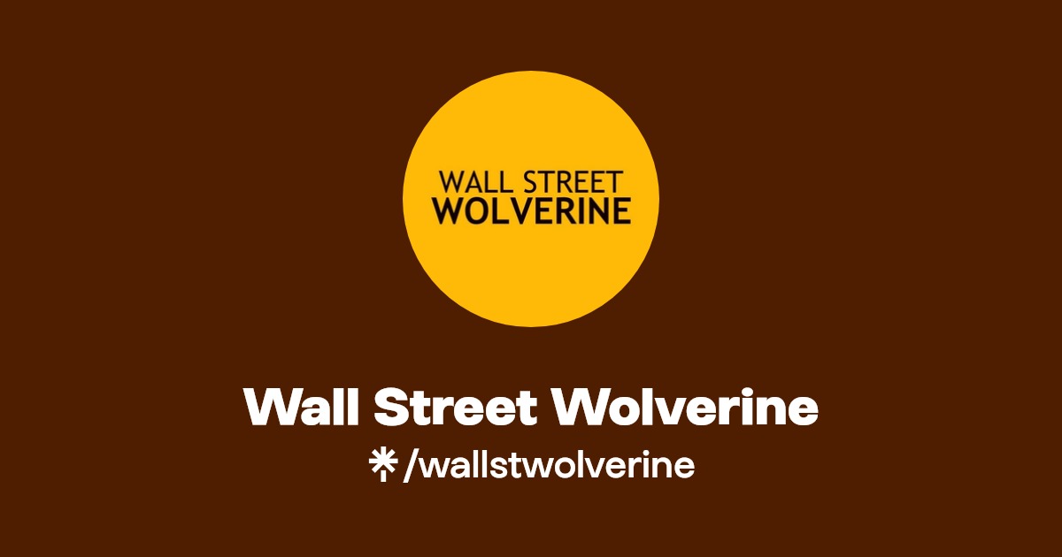 Wall Street Wolverine Instagram, TikTok, Twitch Linktree