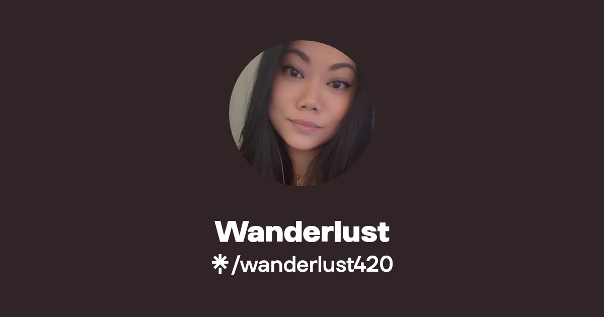 Wanderlust Instagram, TikTok, Twitch Linktree