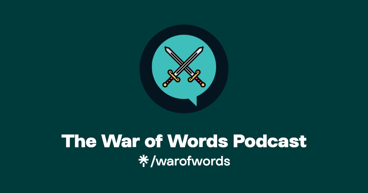 The War of Words Podcast Instagram Linktree