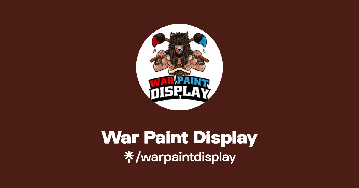War Paint Display Linktree