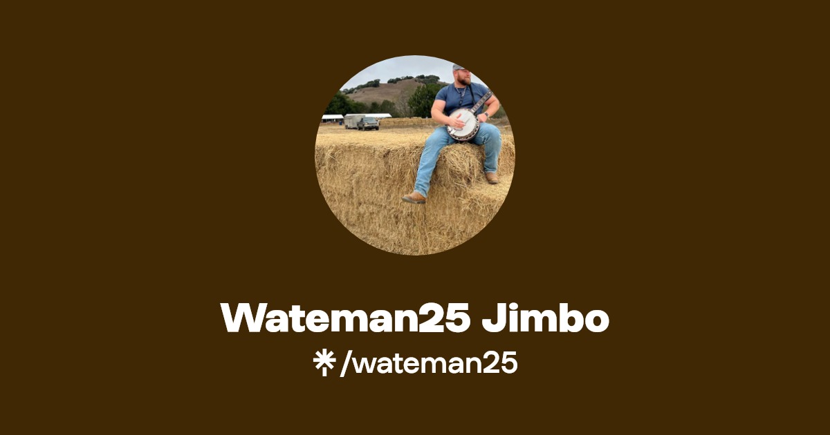 Wateman25 Jimbo Instagram, TikTok Linktree