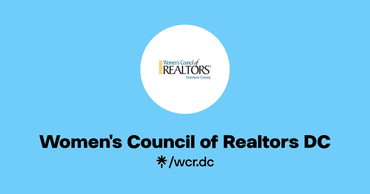 Women's Council of Realtors DC Instagram, Facebook Linktree