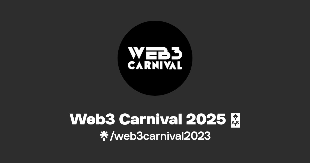 3 Carnival 2023 🎪 Twitter, Instagram Linktree
