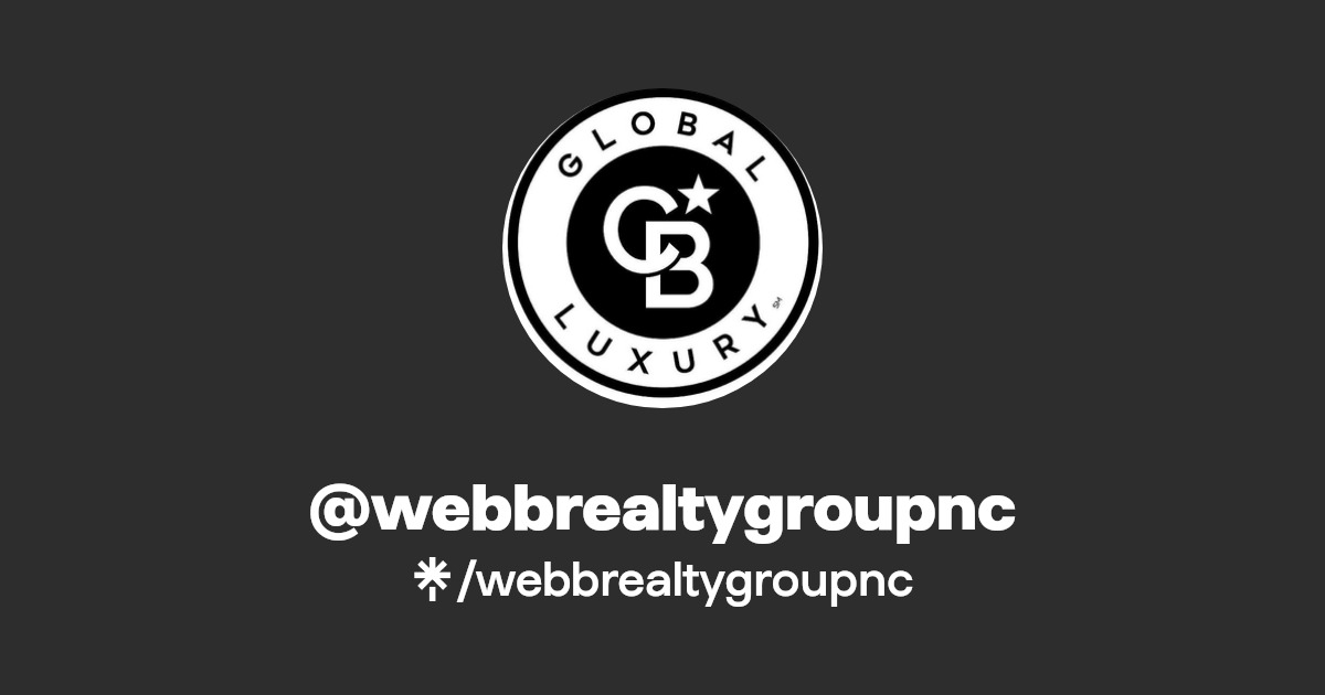 webbrealtygroupnc Instagram, Facebook Linktree
