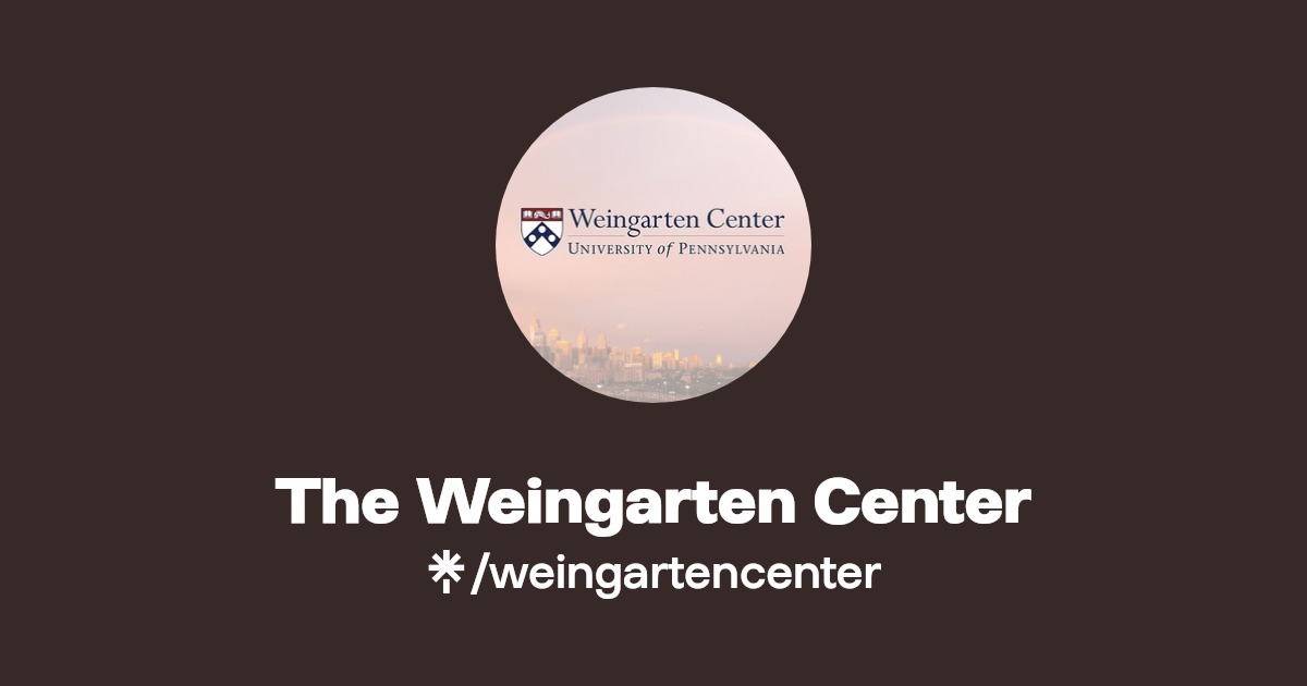 The Weingarten Center Instagram Linktree
