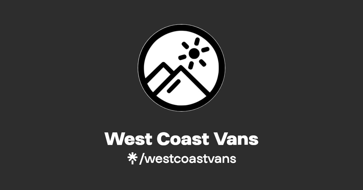 West Coast Vans Instagram, Facebook Linktree