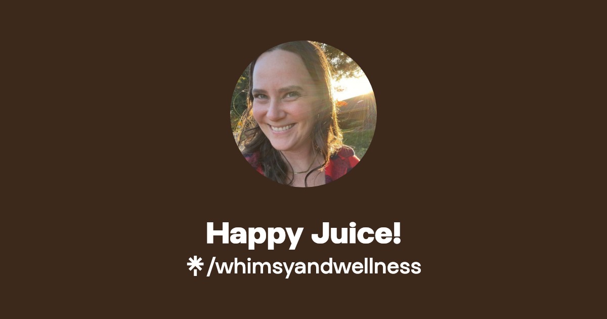 Happy Juice! Instagram, Facebook Linktree