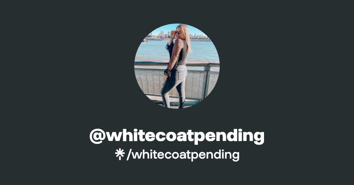 whitecoatpending Instagram, TikTok Linktree