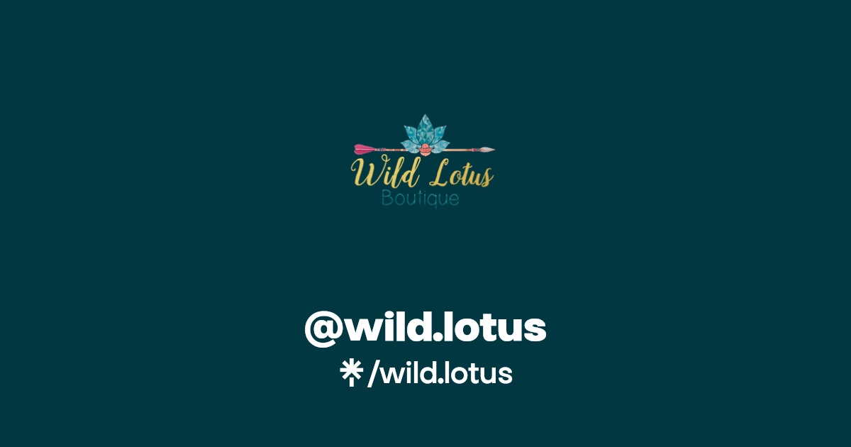 wild.lotus | Instagram, Facebook | Linktree