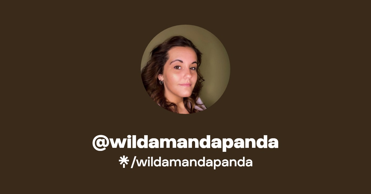 wildamandapanda - Find @wildamandapanda Onlyfans - Linktree