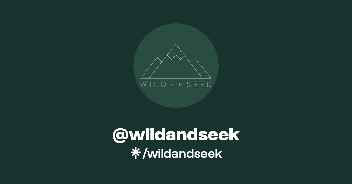 wildandseek Instagram, Facebook Linktree