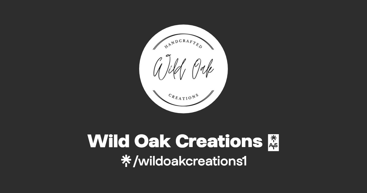 Wild Oak Creations Instagram, Facebook, TikTok Linktree