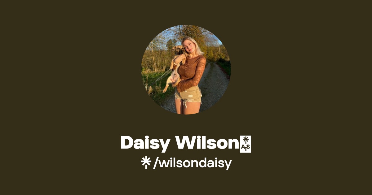 Daisy Wilson🌺 - Find Daisy Wilson🌺 Onlyfans - Linktree