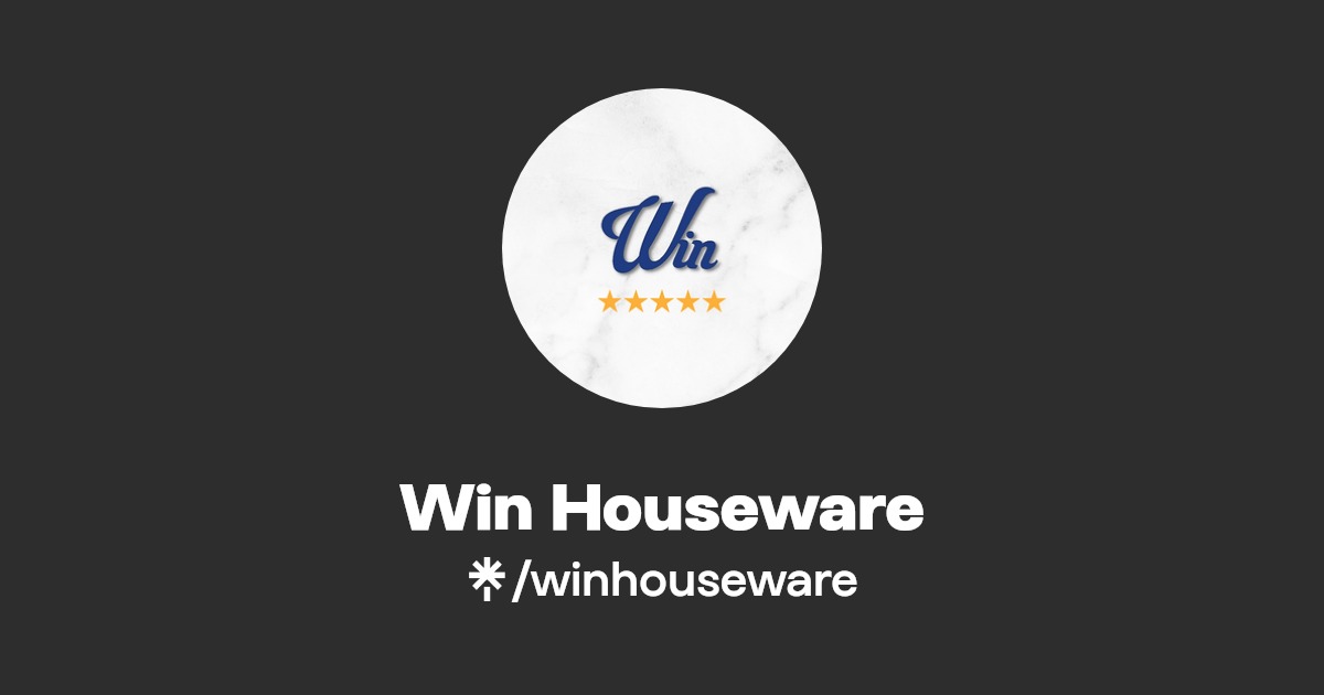 Win Houseware Instagram, Facebook Linktree