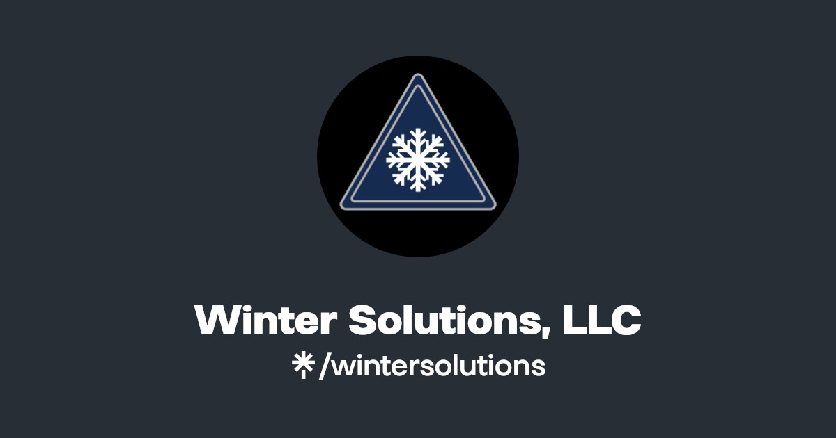 Winter Solutions, LLC Facebook Linktree