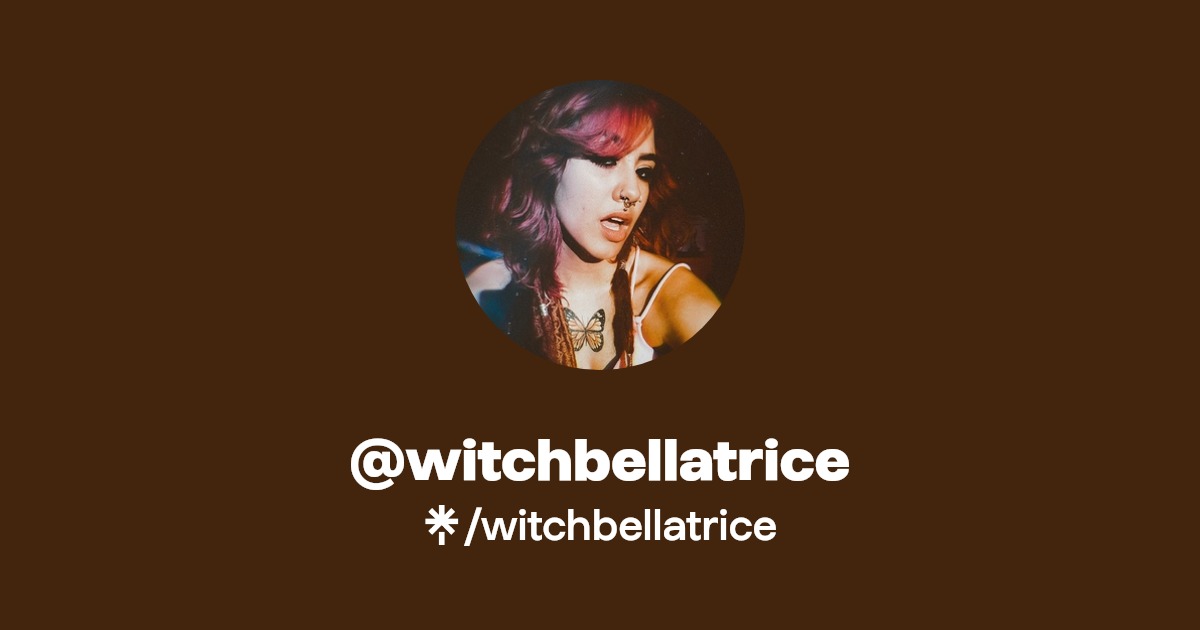 witchbellatrice - Find @witchbellatrice Onlyfans - Linktree