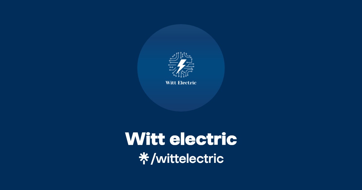 Witt electric Facebook Linktree