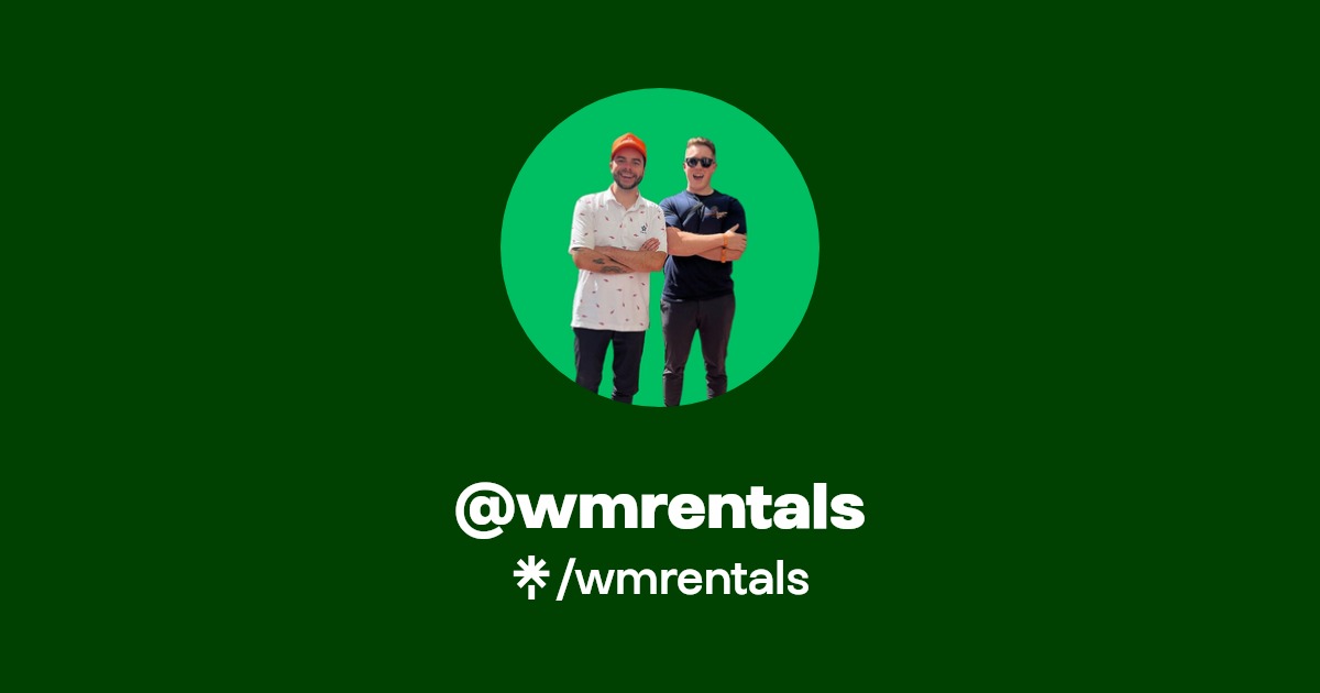 wmrentals Instagram Linktree