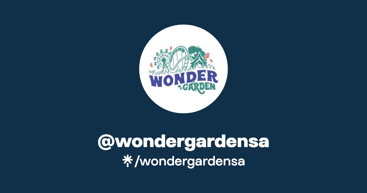 wondergardensa Instagram, TikTok Linktree