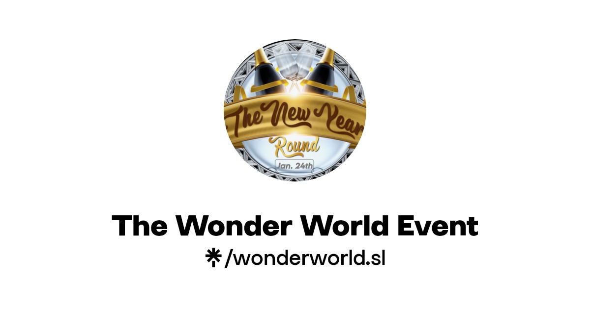 The Wonder World Event Instagram, Facebook Linktree