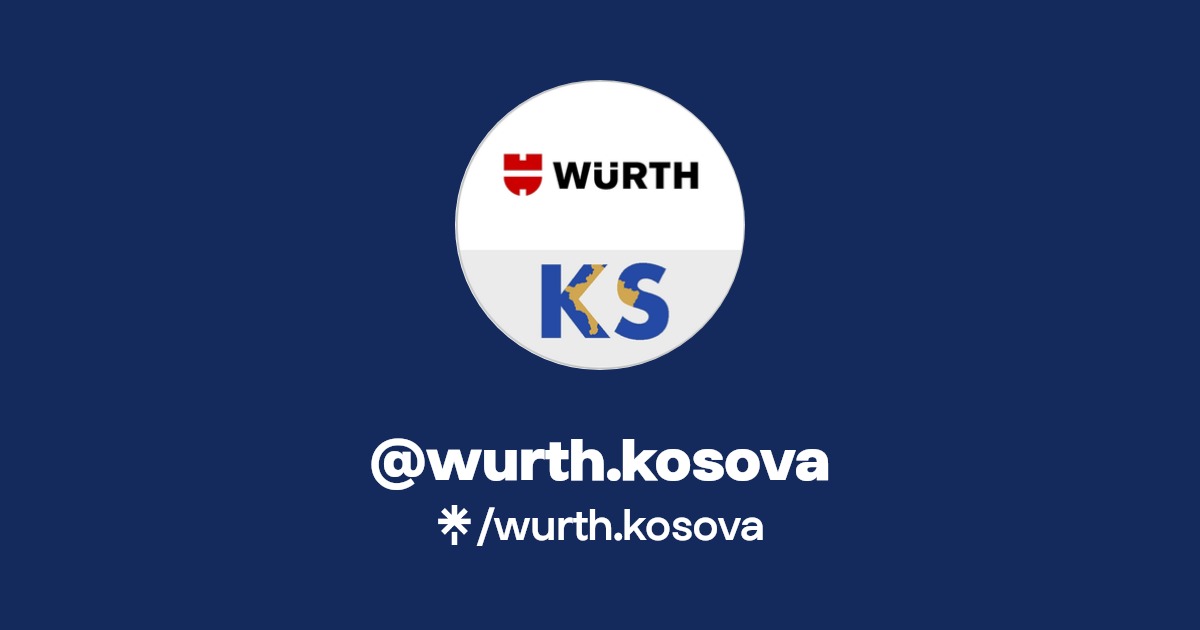 wurth.kosova Instagram, Facebook Linktree