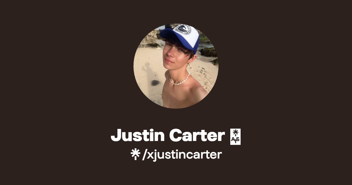 Justin Carter 🧸 | Instagram, TikTok | Linktree