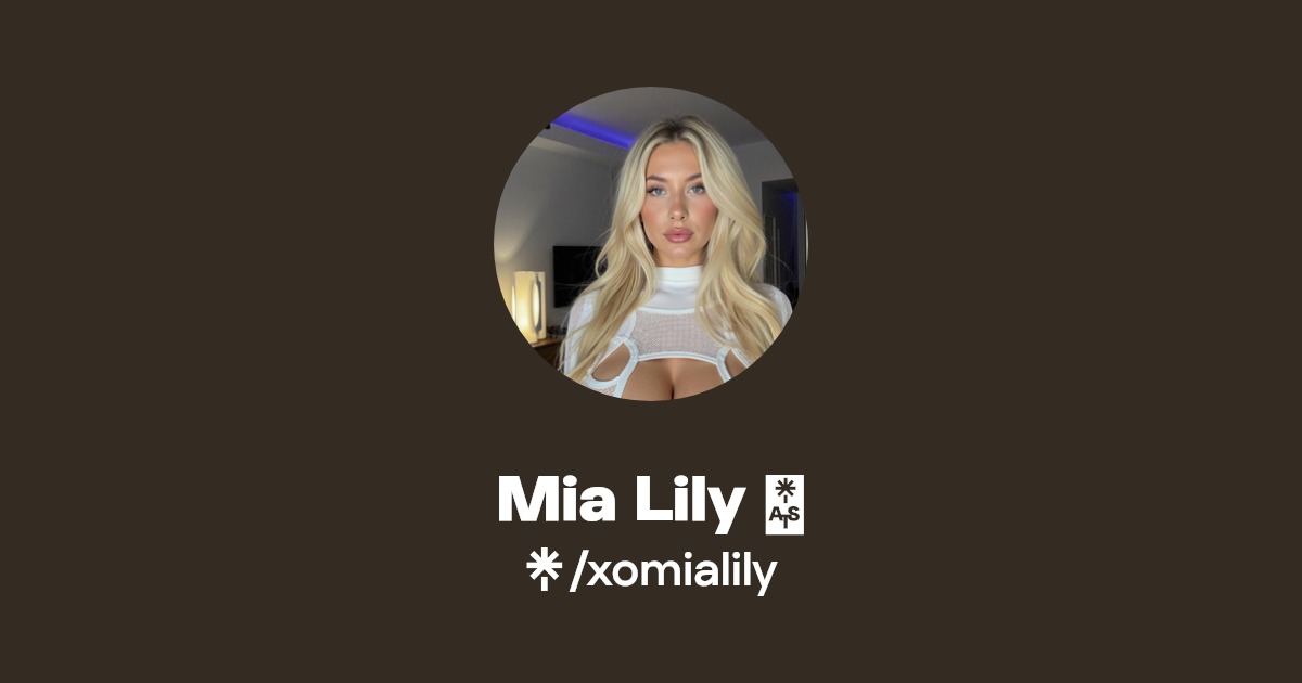 Mia Lily 🌷 | Instagram, TikTok | Linktree