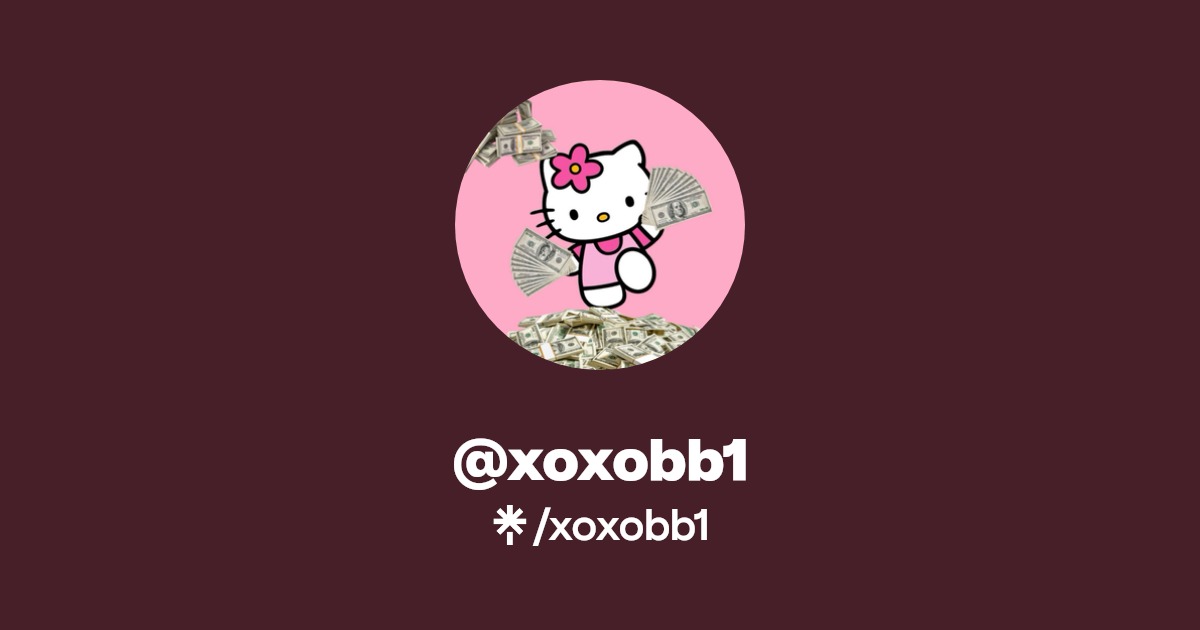 xoxobb1 | TikTok | Linktree