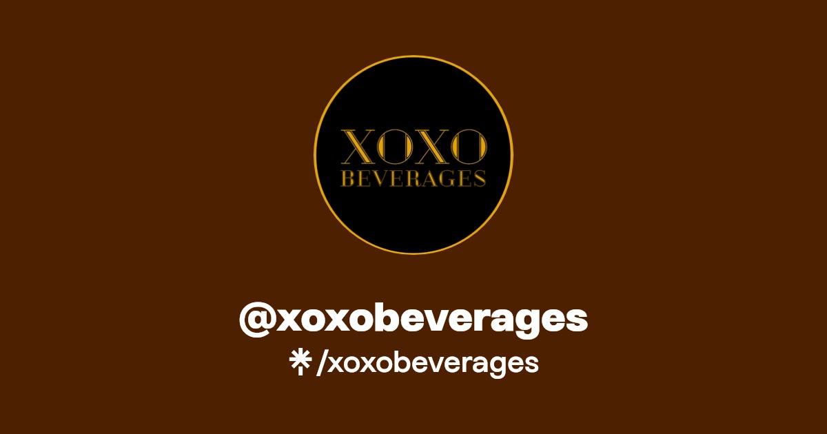 xoxobeverages Facebook Linktree
