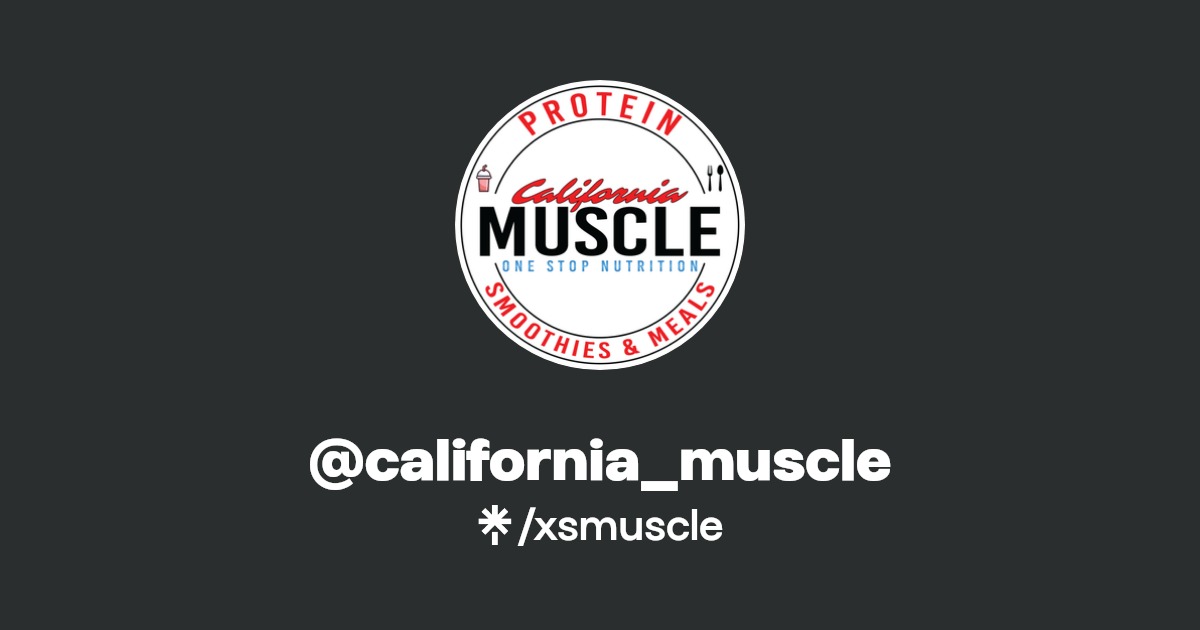 @california_muscle | Instagram | Linktree