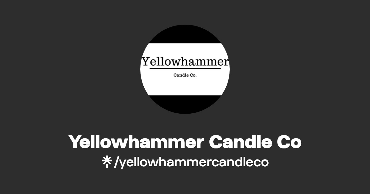 Yellowhammer Candle Co Instagram, Facebook Linktree