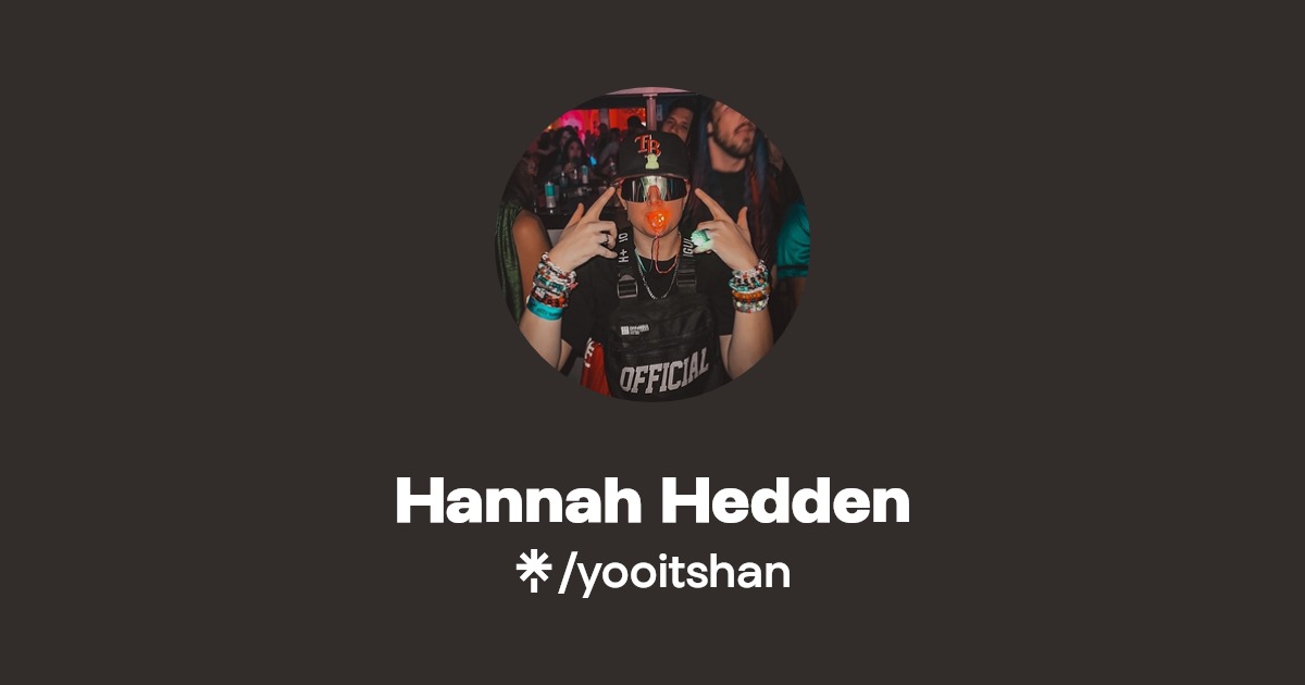 Hannah Hedden Instagram Linktree