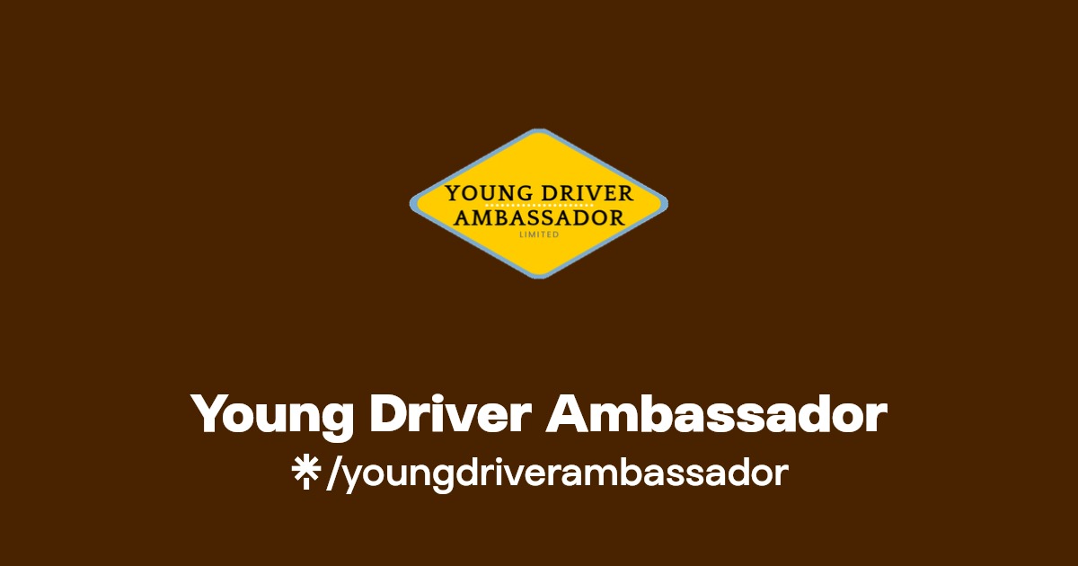 Young Driver Ambassador Twitter, Instagram, Facebook Linktree
