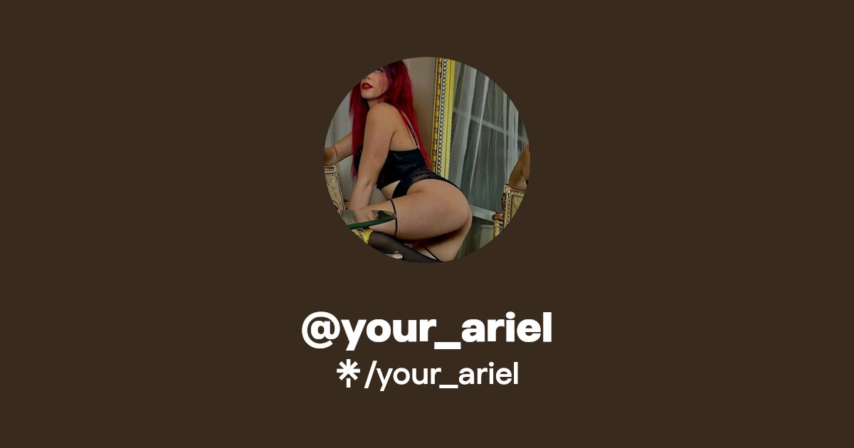 your_ariel - Find @your_ariel Onlyfans - Linktree