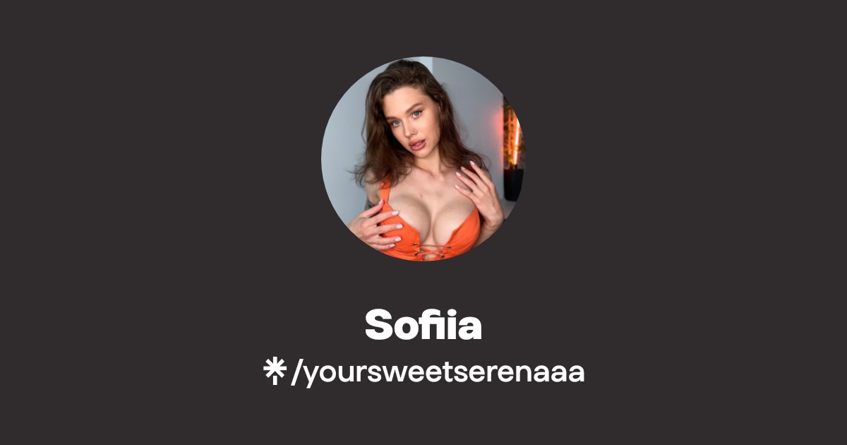 Sofiia | TikTok | Linktree