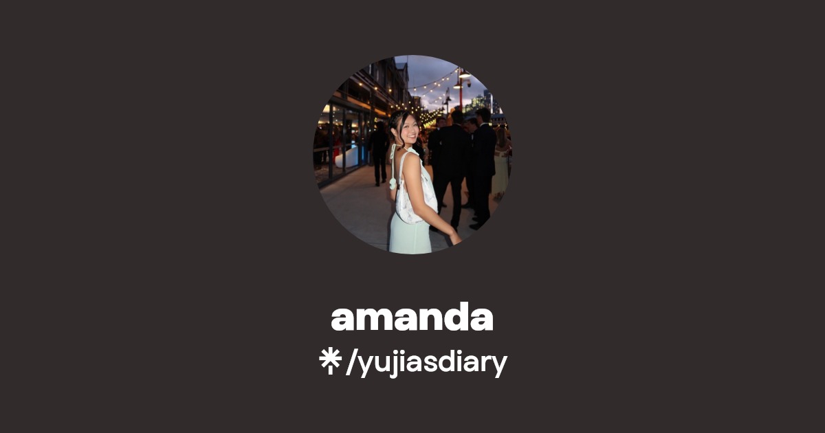 yujia 🎀 | Instagram, TikTok | Linktree