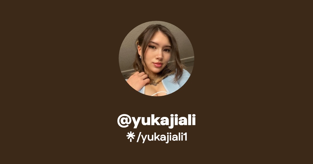 @yukajiali - Find @yukajiali Onlyfans - Linktree