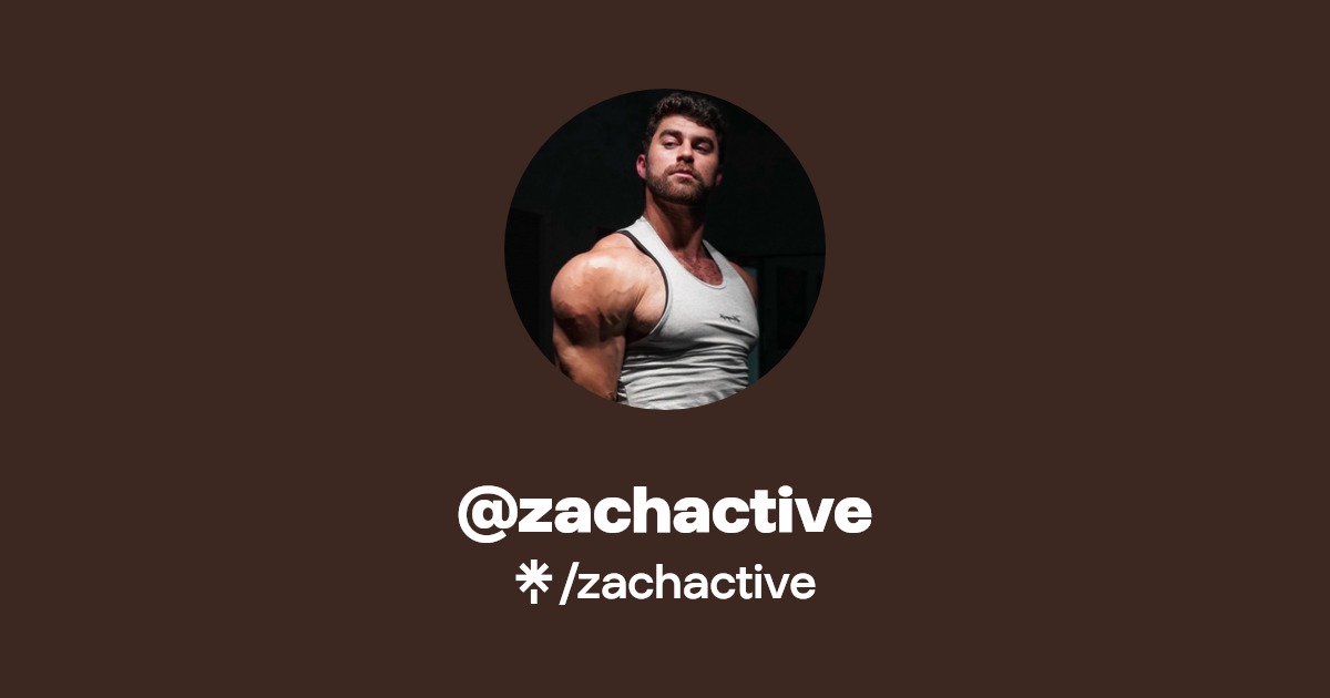 zachactive - Find @zachactive Onlyfans - Linktree