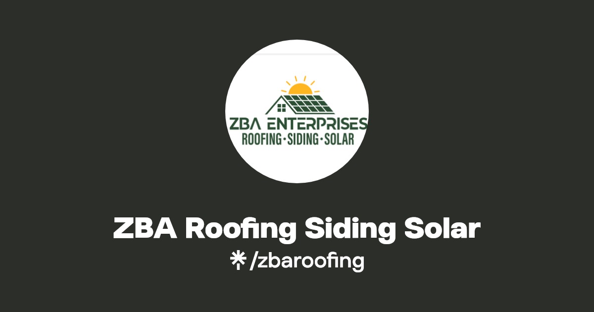 ZBA Roofing Siding Solar Linktree