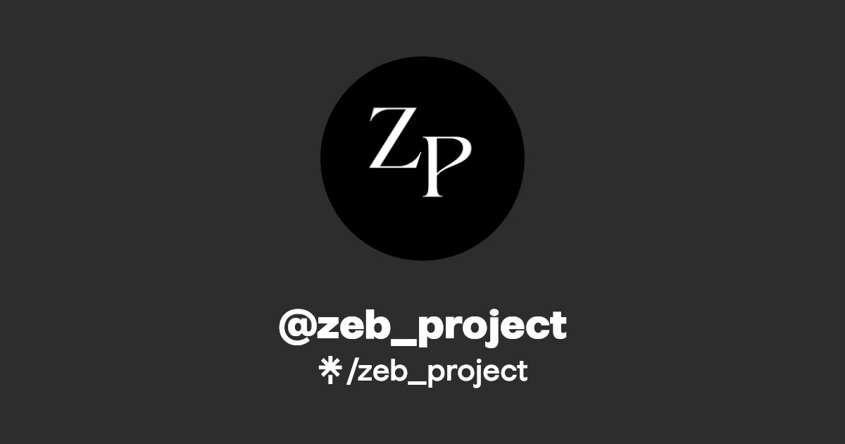 zeb_project Instagram, TikTok Linktree
