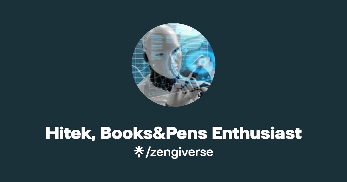 Hitek, Books&Pens Enthusiast Linktree