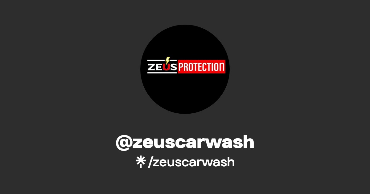 zeuscarwash Instagram, Facebook, TikTok Linktree