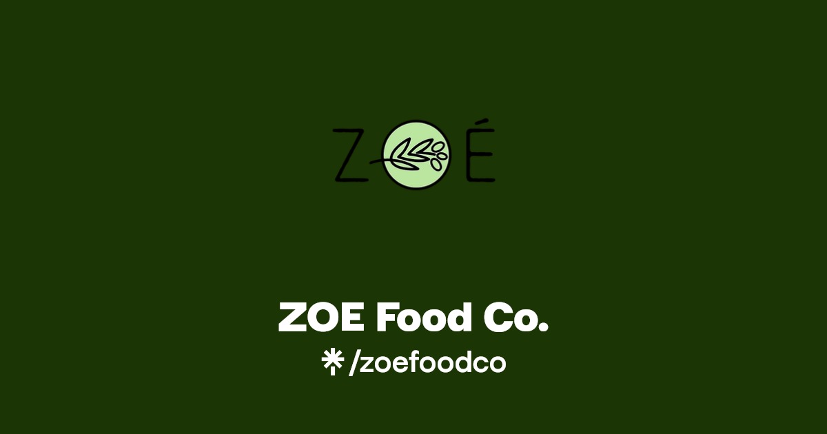 ZOE Food Co. Instagram Linktree
