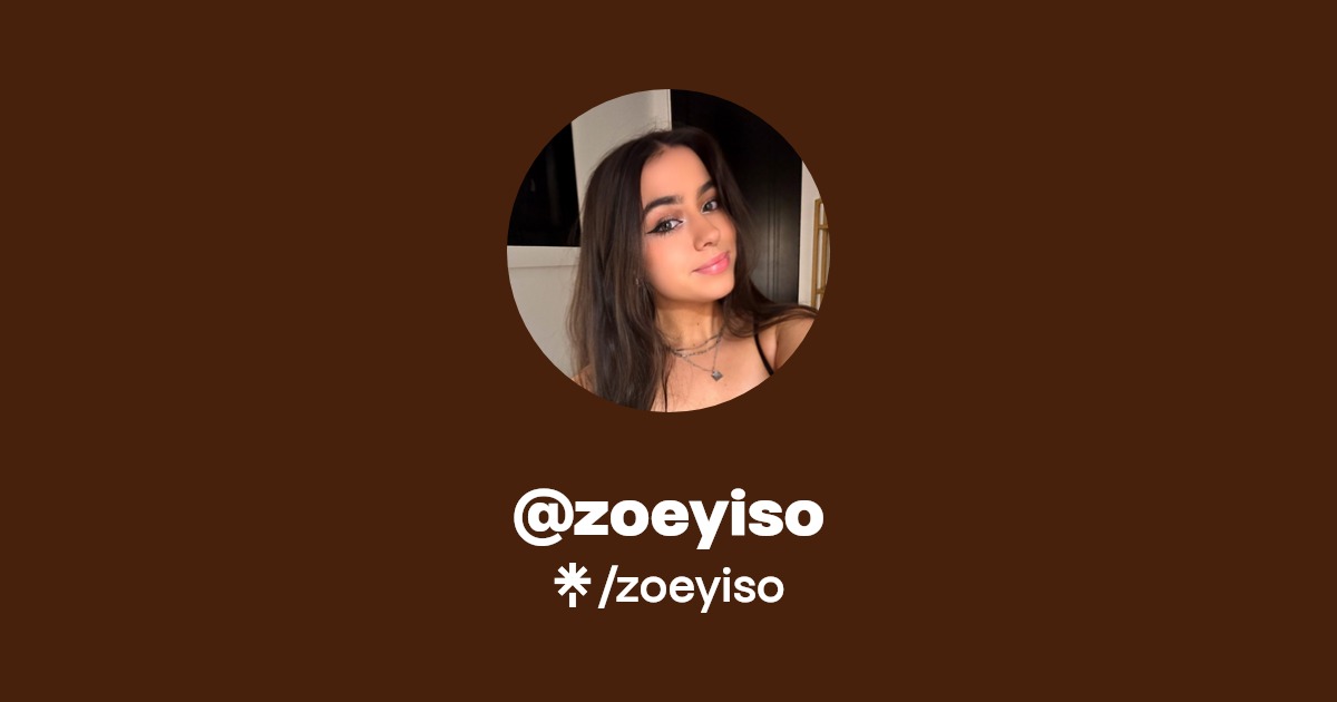 zoeyiso - Find @zoeyiso Onlyfans - Linktree