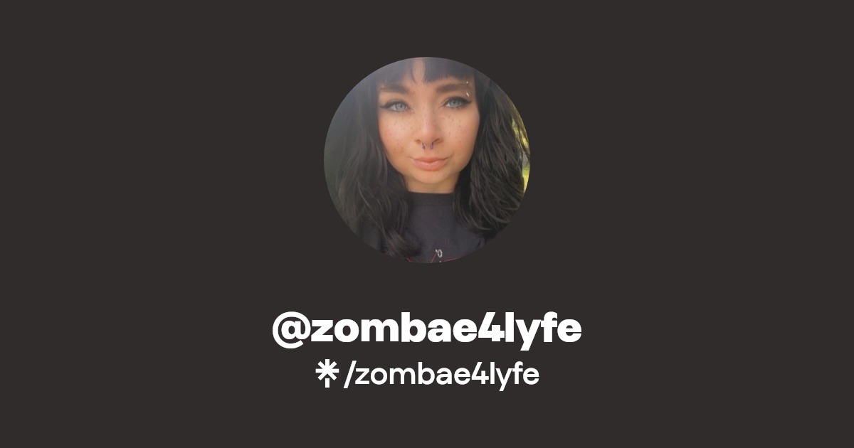 zombae4lyfe - Find @zombae4lyfe Onlyfans - Linktree