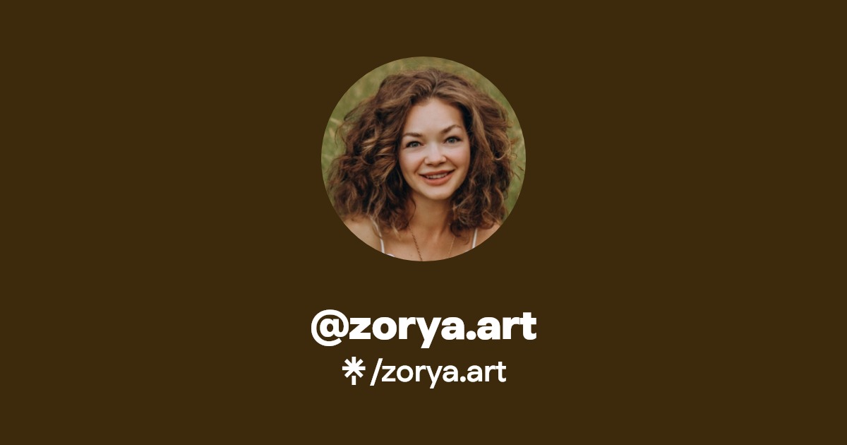 zorya.art Instagram, TikTok Linktree